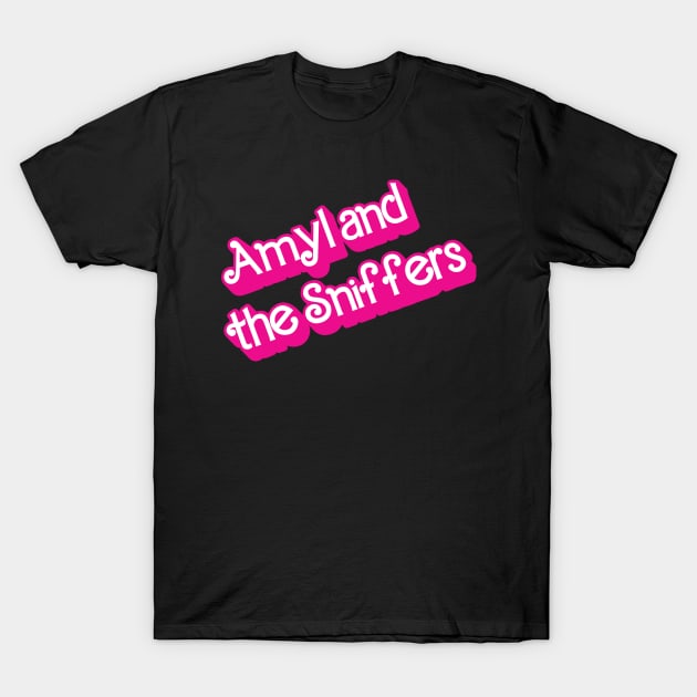 Amyl and the Sniffers x Barbie T-Shirt by 414graphics